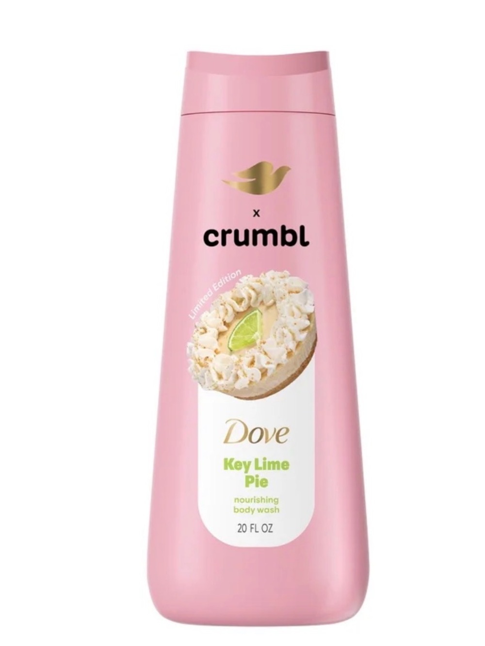 New Dove & Crumbl Limited Edition Body Wash Key Lime Pie